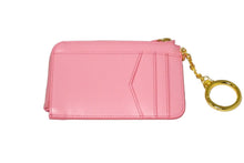 Load image into Gallery viewer, 新品未使用品 MCM エムシーエム カードケース コインケース フラグメントケース MYACSPA01 ピンク ゴールド金具 中古 57769