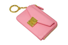 Load image into Gallery viewer, 新品未使用品 MCM エムシーエム カードケース コインケース フラグメントケース MYACSPA01 ピンク ゴールド金具 中古 57769