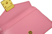 Load image into Gallery viewer, 新品未使用品 MCM エムシーエム カードケース コインケース フラグメントケース MYACSPA01 ピンク ゴールド金具 中古 57769