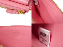 Load image into Gallery viewer, 新品未使用品 MCM エムシーエム カードケース コインケース フラグメントケース MYACSPA01 ピンク ゴールド金具 中古 57769