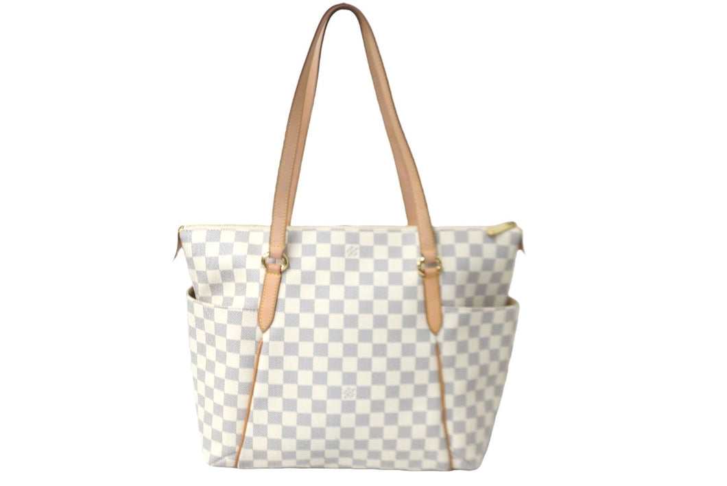 LOUIS VUITTON ルイヴィトン トートバッグ トータリーMM ダミエアズールキャンバス N51262 ゴールド金具 美品 中古 57779