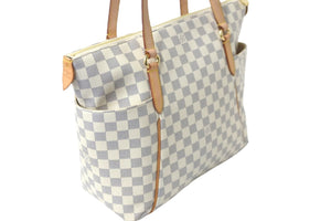 LOUIS VUITTON ルイヴィトン トートバッグ トータリーMM ダミエアズールキャンバス N51262 ゴールド金具 美品 中古 57779