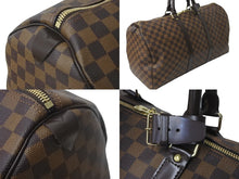 Load image into Gallery viewer, 極美品 LOUIS VUITTON ルイヴィトン ダミエ キーポル50 ボストンバッグ N41427 コーティングキャンバス ブラウン 中古 57782