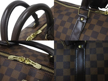Load image into Gallery viewer, 極美品 LOUIS VUITTON ルイヴィトン ダミエ キーポル50 ボストンバッグ N41427 コーティングキャンバス ブラウン 中古 57782