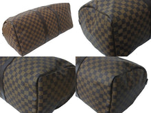 Load image into Gallery viewer, 極美品 LOUIS VUITTON ルイヴィトン ダミエ キーポル50 ボストンバッグ N41427 コーティングキャンバス ブラウン 中古 57782