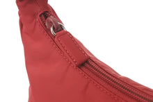 Load image into Gallery viewer, PRADA プラダ ハンドバッグ ワンショルダー MV515 ホーボー ミニバッグ 三角ロゴ レッド ナイロン 美品 中古 57784