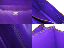 Load image into Gallery viewer, HERMES エルメス ショルダーバッグ コンスタンス 24 バイオレットパープル シルバー金具 エプソン □P刻印 57795 美品 中古
