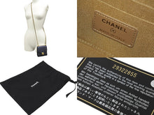 Load image into Gallery viewer, CHANEL シャネル チェーンショルダー ミニマトラッセ 29番台 ラムスキン フェイクパール ネイビー ゴールド金具 美品 中古 57796