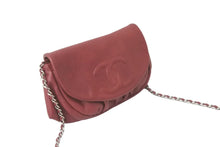 Load image into Gallery viewer, CHANEL シャネル ショルダーバッグ ハーフムーンチェーンウォレット 財布 12番台 2008年 キャビアスキン ボルドー 美品 中古 57797