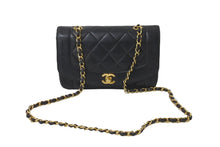 Load image into Gallery viewer, CHANEL シャネル ショルダーバッグ ダイアナ22 マトラッセ チェーン ヴィンテージ 2番台 ブラック ゴールド金具 美品 中古 57805