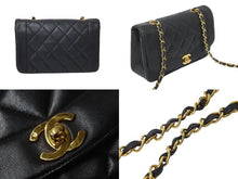 Load image into Gallery viewer, CHANEL シャネル ショルダーバッグ ダイアナ22 マトラッセ チェーン ヴィンテージ 2番台 ブラック ゴールド金具 美品 中古 57805