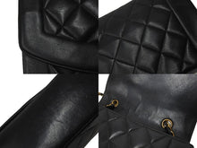 Load image into Gallery viewer, CHANEL シャネル ショルダーバッグ ダイアナ22 マトラッセ チェーン ヴィンテージ 2番台 ブラック ゴールド金具 美品 中古 57805