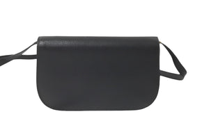 GUCCI グッチ オールドグッチ バンブー ショルダーバッグ ブラック レザー 鞄 斜め掛け 美品 中古 57820