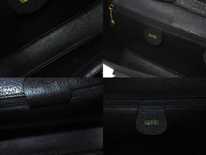 GUCCI グッチ オールドグッチ バンブー ショルダーバッグ ブラック レザー 鞄 斜め掛け 美品 中古 57820