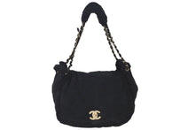 Load image into Gallery viewer, CHANEL シャネル ハンドバッグ ダブルチェーン ココマーク 9番台 ブラック ムートン ゴールド金具 良品 中古 57824