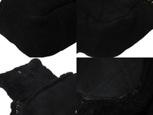 Load image into Gallery viewer, CHANEL シャネル ハンドバッグ ダブルチェーン ココマーク 9番台 ブラック ムートン ゴールド金具 良品 中古 57824