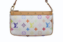 Load image into Gallery viewer, 極美品 LOUIS VUITTON ルイヴィトン ポシェット アクセソワール アクセサリーポーチ M92649 モノグラム マルチカラー 村上隆 中古 4b005784