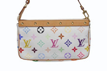 Load image into Gallery viewer, 極美品 LOUIS VUITTON ルイヴィトン ポシェット アクセソワール アクセサリーポーチ M92649 モノグラム マルチカラー 村上隆 中古 4b005784