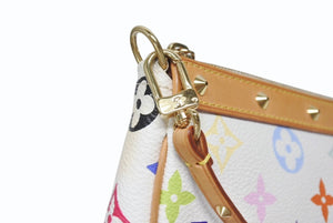 極美品 LOUIS VUITTON ルイヴィトン ポシェット アクセソワール アクセサリーポーチ M92649 モノグラム マルチカラー 村上隆 中古 4b005784