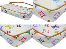 Load image into Gallery viewer, 極美品 LOUIS VUITTON ルイヴィトン ポシェット アクセソワール アクセサリーポーチ M92649 モノグラム マルチカラー 村上隆 中古 4b005784