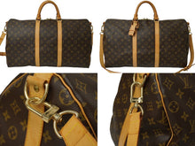 Load image into Gallery viewer, LOUIS VUITTON ルイヴィトン キーポル バンドリエール50 ボストンバッグ モノグラム M41416 ブラウン 良品 中古 57851