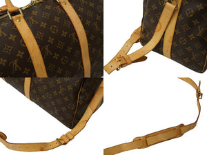 LOUIS VUITTON ルイヴィトン キーポル バンドリエール50 ボストンバッグ モノグラム M41416 ブラウン 良品 中古 57851