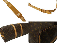 Load image into Gallery viewer, LOUIS VUITTON ルイヴィトン キーポル バンドリエール50 ボストンバッグ モノグラム M41416 ブラウン 良品 中古 57851