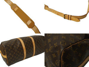 LOUIS VUITTON ルイヴィトン キーポル バンドリエール50 ボストンバッグ モノグラム M41416 ブラウン 良品 中古 57851