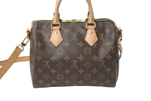 極美品 LOUISVUITTON ルイヴィトン スピーディバンドリエール25 2WAYバッグ ミニボストン PVCコーティングキャンバス 中古 57855