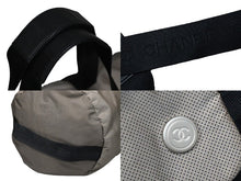 Load image into Gallery viewer, CHANEL シャネル ボストンバッグ 旅行バッグ スポーツライン 8番台 ナイロン ベージュ グラデーション シルバー 美品 中古 57864