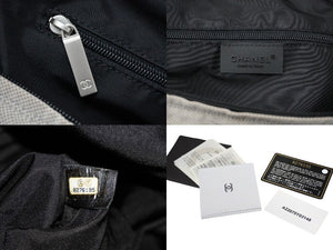CHANEL シャネル ボストンバッグ 旅行バッグ スポーツライン 8番台 ナイロン ベージュ グラデーション シルバー 美品 中古 57864