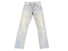 Load image into Gallery viewer, BALENCIAGA バレンシアガ ストレートパンツ レディース 517959TAP04 デニム ブルー シルバー金具 中古 57906