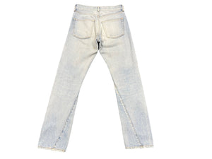 BALENCIAGA バレンシアガ ストレートパンツ レディース 517959TAP04 デニム ブルー シルバー金具 中古 57906