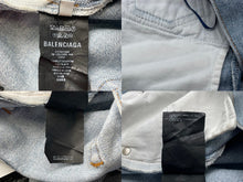 Load image into Gallery viewer, BALENCIAGA バレンシアガ ストレートパンツ レディース 517959TAP04 デニム ブルー シルバー金具 中古 57906