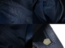 Load image into Gallery viewer, Christian Dior クリスチャンディオール トロッター ショルダーバッグ LOG44130 ネイビー キャンバス シルバー 美品 中古 57915