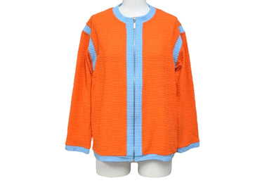 CHANEL シャネル スポーツライン パイル カーディガン 02S マルチカラー P19454V11234 ココマーク ロゴ サイズ46 美品 中古 57957
