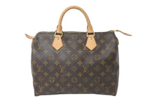 Load image into Gallery viewer, LOUIS VUITTON ルイヴィトン ハンドバッグ スピーディー30 モノグラム M41526 PVC レザー ゴールド金具 美品 中古 57961