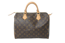 Load image into Gallery viewer, LOUIS VUITTON ルイヴィトン ハンドバッグ スピーディー30 モノグラム M41526 PVC レザー ゴールド金具 美品 中古 57961