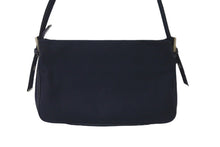 Load image into Gallery viewer, FENDI フェンディ マンマバケット ワンショルダーバッグ キャンバス ネイビー シルバー金具 良品 中古 57967