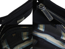 Load image into Gallery viewer, FENDI フェンディ マンマバケット ワンショルダーバッグ キャンバス ネイビー シルバー金具 良品 中古 57967