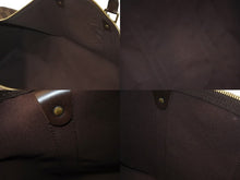 Load image into Gallery viewer, LOUIS VUITTON ルイヴィトン ダミエ キーポル50 ボストンバッグ N41427 コーティングキャンバス ブラウン 美品 中古 57978