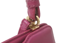 画像をギャラリービューアに読み込む, BVLGARI ブルガリ 2WAYハンドバッグ ショルダーストラップ付き ターンロック イザベラ ロッセリー レザー ピンク 美品 中古 57981