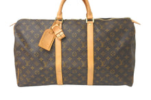 Load image into Gallery viewer, LOUIS VUITTON ルイヴィトン ボストンバッグ キーポル50 モノグラム M41426 ブラウン ゴールド金具 美品 中古 57987