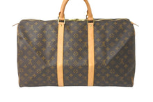 Load image into Gallery viewer, LOUIS VUITTON ルイヴィトン ボストンバッグ キーポル50 モノグラム M41426 ブラウン ゴールド金具 美品 中古 57987