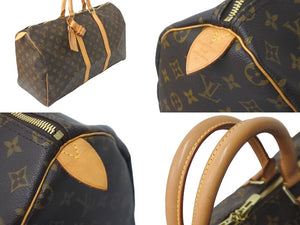 LOUIS VUITTON ルイヴィトン ボストンバッグ キーポル50 モノグラム M41426 ブラウン ゴールド金具 美品 中古 57987