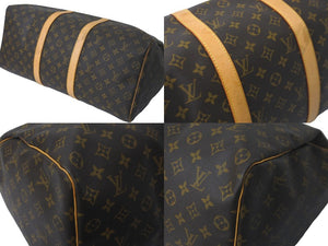 LOUIS VUITTON ルイヴィトン ボストンバッグ キーポル50 モノグラム M41426 ブラウン ゴールド金具 美品 中古 57987