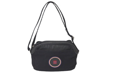 CHANEL シャネル ショルダーバッグ シャネルスポーツ ココマーク 11番台 2007年 ナイロン スウェード ブラック 良品 中古 57988