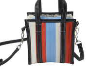 Load image into Gallery viewer, BALENCIAGA バレンシアガ ショルダーバッグ 2WAY バザールショッパーXXS マルチカラー レザー 513988 美品 中古 58009