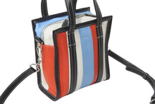 Load image into Gallery viewer, BALENCIAGA バレンシアガ ショルダーバッグ 2WAY バザールショッパーXXS マルチカラー レザー 513988 美品 中古 58009