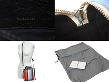 Load image into Gallery viewer, BALENCIAGA バレンシアガ ショルダーバッグ 2WAY バザールショッパーXXS マルチカラー レザー 513988 美品 中古 58009